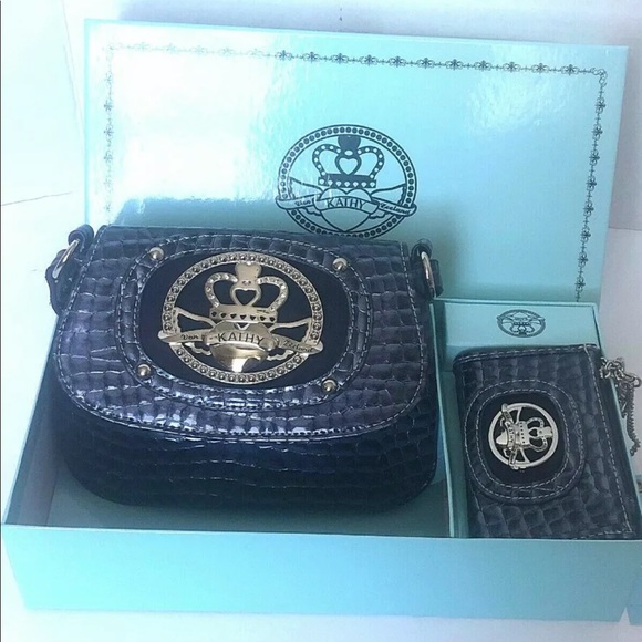 Kathy Van Zeeland Handbags - Kathy Van Zeeland Purse & Keychain Wallet Set NIB